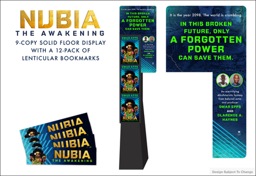 Nubia: the Awakening 9-Copy Solid Floor Display with Lenticular Bookmarks