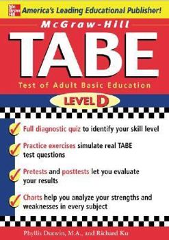Paperback TABE Level D: Test of Adult Basic Education: The First Step to Lifelong Success Book