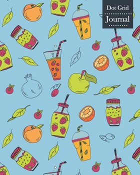 Paperback Dot Grid Journal: Notebook Planner with Vegetarian Themed Cover Design Book