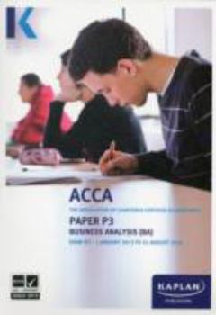 Paperback P3 Business Analysis BA - Exam Kit Book