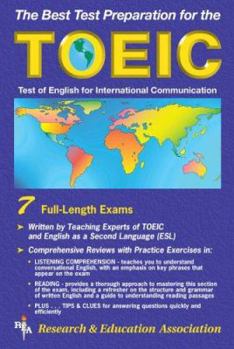 Paperback Toeic W/ Audio Cassettes (Rea) - The Best Test Prep for the Toeic Book