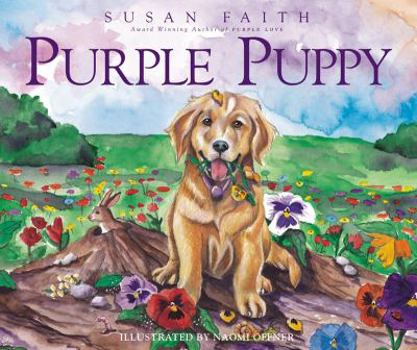 Hardcover Purple Puppy Book