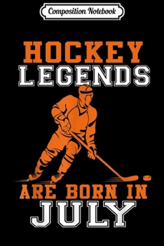 Composition Notebook: Ice Hockey Human Evolution Hockeyist Hockey Player Fan  Journal/Notebook Blank Lined Ruled 6x9 100 Pages