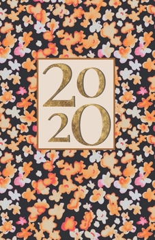 Paperback 2020: Pretty Simple Planner - 5.5 x 8.5 Dated Agenda - Weekly / Daily / Monthly Calendar View - Organizer Book - Soft-Cover Book