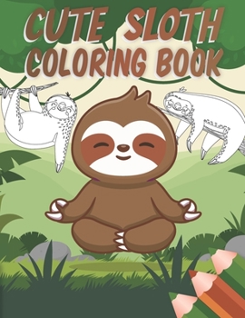 Paperback Sloth Coloring Book