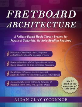 Paperback Fretboard Architecture: A pattern-based music theory system for guitarists, no note-reading required Book