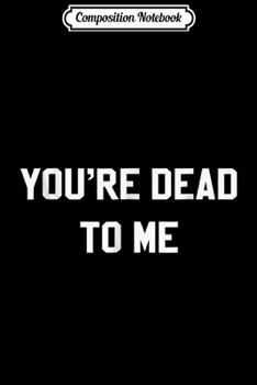 Composition Notebook: You're In A Cult Call Your Dad - Funny Murderino -  Journal/Notebook Blank Lined Ruled 6x9 100 Pages