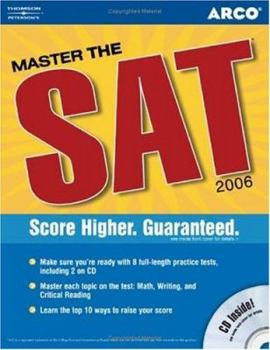 Paperback Arco Master The SAT 2006 Book
