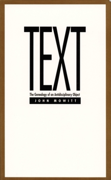 Paperback Text: The Genealogy of an Antidisciplinary Object Book