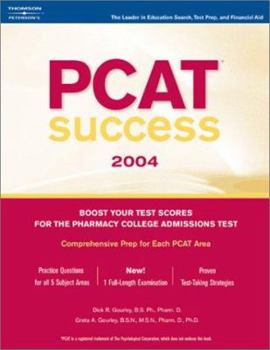Paperback Peterson's PCAT Success Book