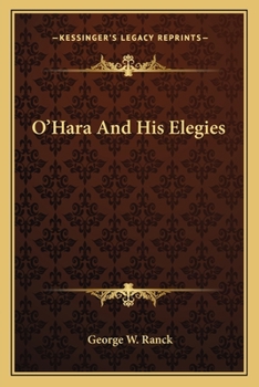 Paperback O'Hara And His Elegies Book