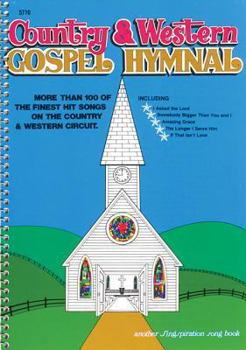 Paperback Country & Western Gospel Hymnal Volume One: Large Book