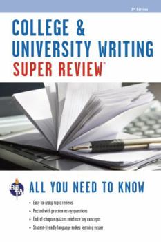 Paperback College & University Writing Super Review Book