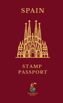 Paperback Spain: Stamp Passport Book
