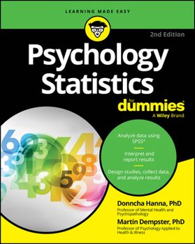 Paperback Psychology Statistics for Dummies Book