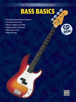 Paperback Ultimate Beginner Bass Basics: Steps One & Two, Book & CD [With CD] Book