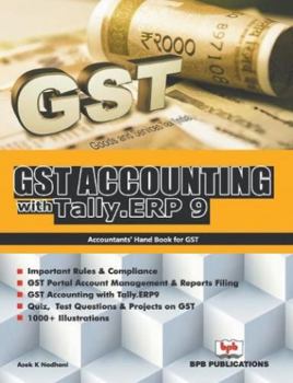 Paperback GST Accounting with Tally .ERP 9 Book