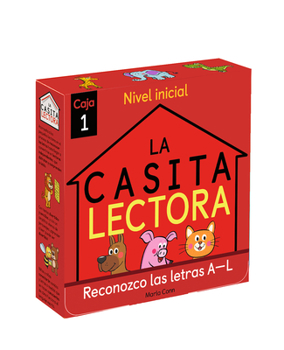 Hardcover Phonics in Spanish - La Casita Lectora Caja 1: Reconozco Las Letras A-L (Nivel I Nicial) / The Reading House Set 1: Letter Recognition A-L [Spanish] Book