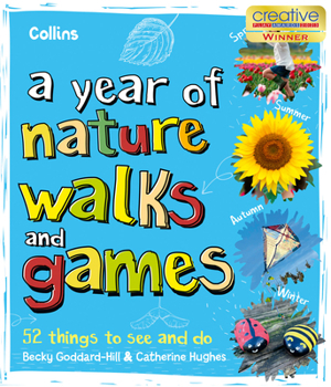 Paperback Year of Nature Walks and Games: 52 Things to See and Do Book