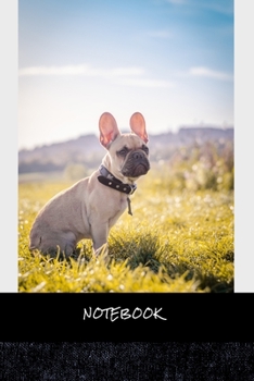 Notebook: Bulldog love - Journal for writing I Composition Book I Blank paper with integrated page numbers l Narrow Ruled I Diary  I 120 Pages I "6x9" I A5 I Soft Cover