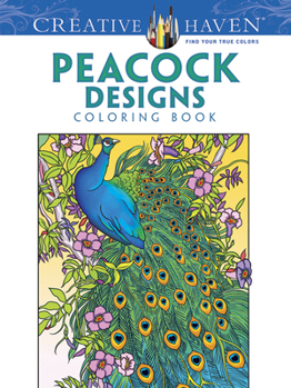 Paperback Creative Haven Peacock Designs Coloring Book