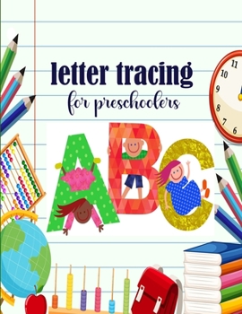 Paperback letter tracing book