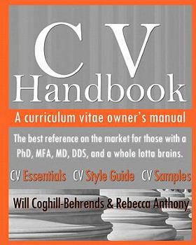 Paperback CV Handbook: A curriculum vitae owner's manual Book