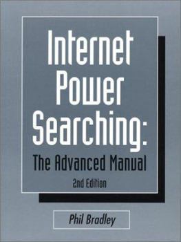 Paperback Internet Power Searching: The Advanced Manual Book