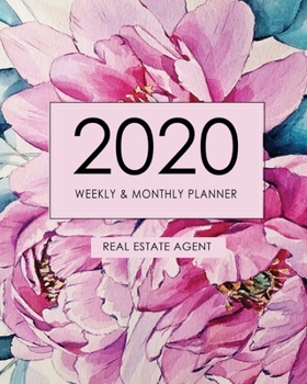 Paperback 2020 Real Estate Planner Monthly and Weekly Book