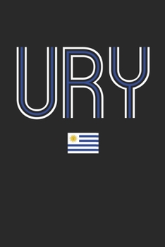 Vintage Uruguay Notebook - Uruguay Diary - Retro Uruguayan Flag Journal - Uruguay Gifts: Medium College-Ruled Journey Diary, 110 page, Lined, 6x9 (15.2 x 22.9 cm)
