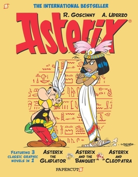 Paperback Asterix Omnibus #2: Collects Asterix the Gladiator, Asterix and the Banquet, and Asterix and Cleopatra Book