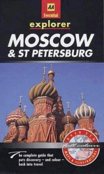 Paperback AA Explorer Moscow and St Petersburg (AA Explorer Guides) Book