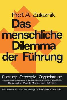 Paperback Das Menschliche Dilemma Der Führung [German] Book