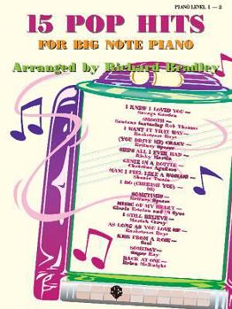 Paperback 15 Pop Hits for Big Note: Big Note Piano Book