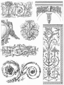 Paperback French Decorative Designs of the 18th Century CD-ROM and Book (Dover Electronic Clip Art) Book