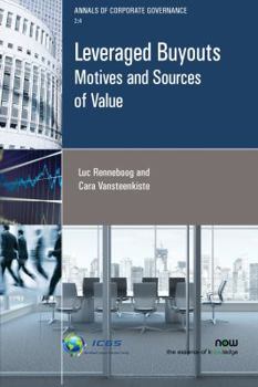 Paperback Leveraged Buyouts: Motives and Sources of Value Book