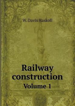 Paperback Railway construction Volume 1 Book