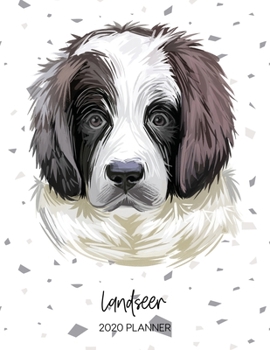 Paperback Landseer 2020 Planner: Dated Weekly Diary With To Do Notes & Dog Quotes Book