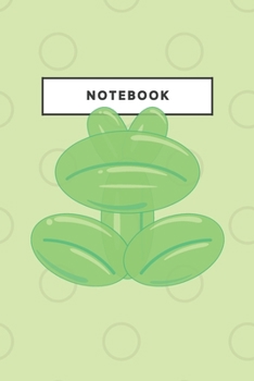 Paperback Notebook: Frog Balloon Notebooks And Journal Soft Cover Lined Animal Cute Pet Composition Book Planner Diary Cute Frog Art Book
