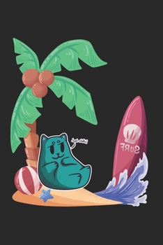 Lazy Cat Notebook: Graph Paper Journal 6x9 - 120 Pages