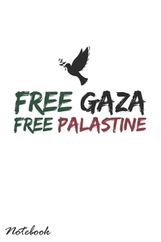 Paperback End Apartheid Free Gaza: Blank lined Notebook Book