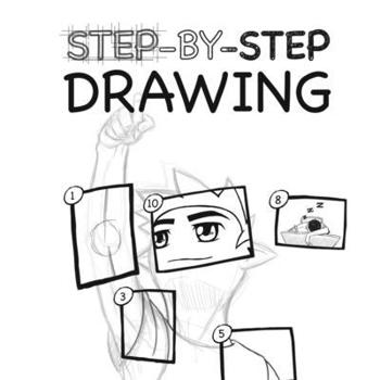 Paperback Step-By-Step Drawing Book
