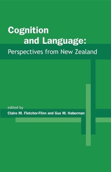 Paperback Cognition and Language: Perspectives from New Zealand Book