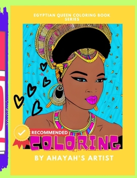 Egyptians Queens - Adult Coloring Book -