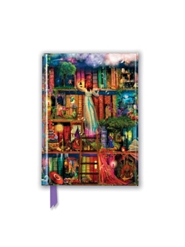 Hardcover Aimee Stewart: Treasure Hunt Bookshelves (Foiled Pocket Journal) Book
