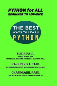 Paperback Python for All Beginner to Advance Book