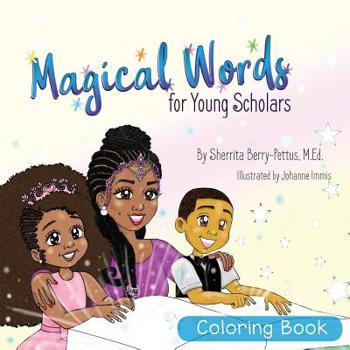 Paperback Magical Words for Young Scholars- Coloring Book