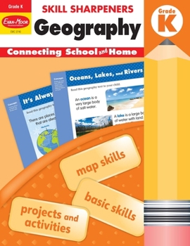Paperback Skill Sharpeners: Geography, Kindergarten Workbook Book