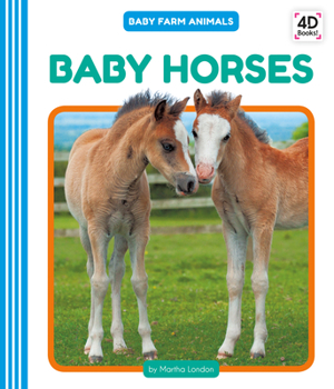 Library Binding Baby Horses Book