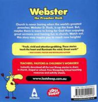 Paperback Webster, The Preacher Duck (Lost Sheep Series) Book